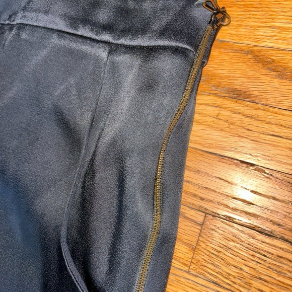 roland mouret lined wide-leg trousers in black with pockets - Picture 5 of 5